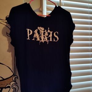 Paris Rebel Society Black Shirt